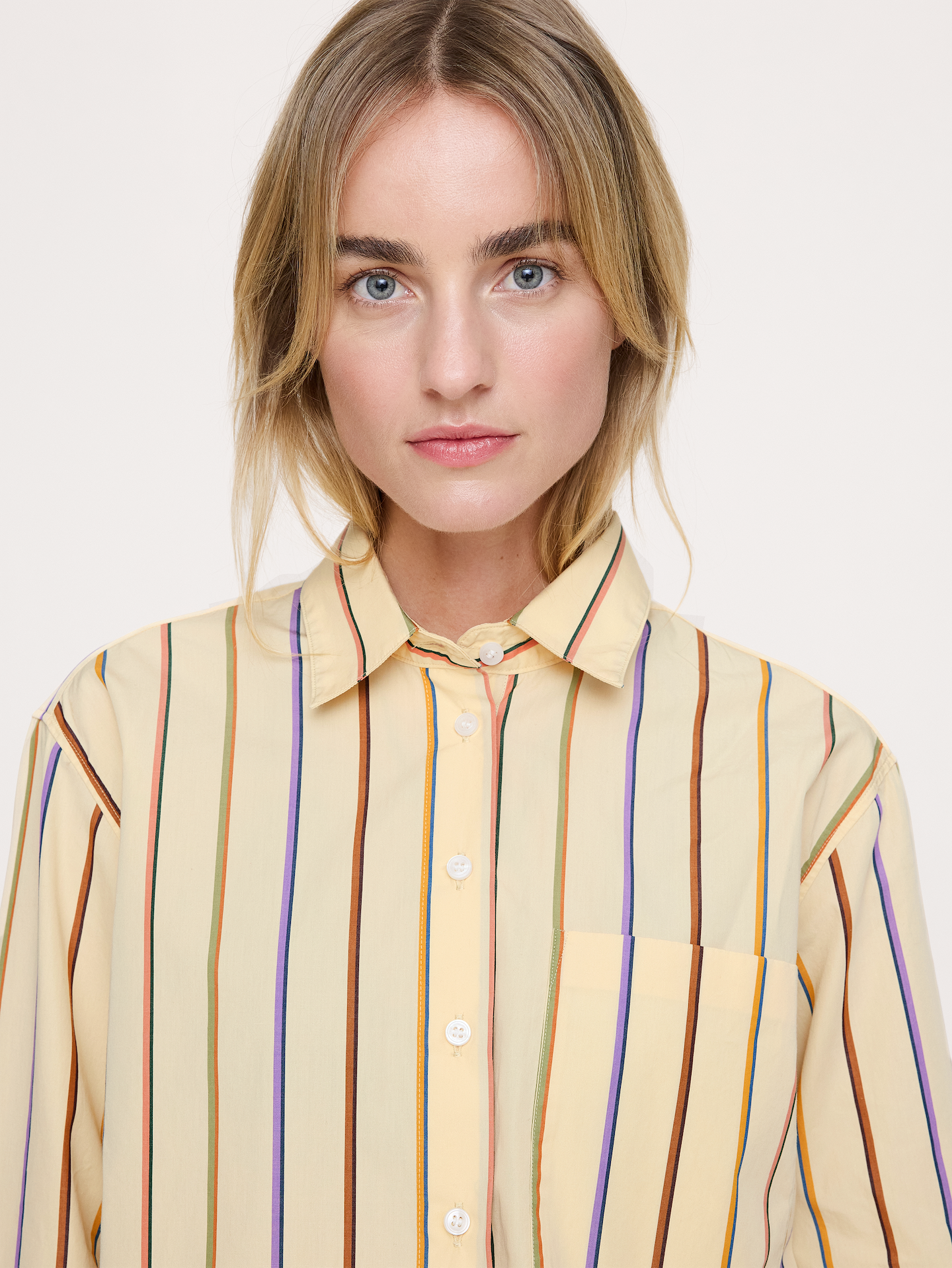 Image number 4 showing, The Oversized Shirt in Cotton Poplin