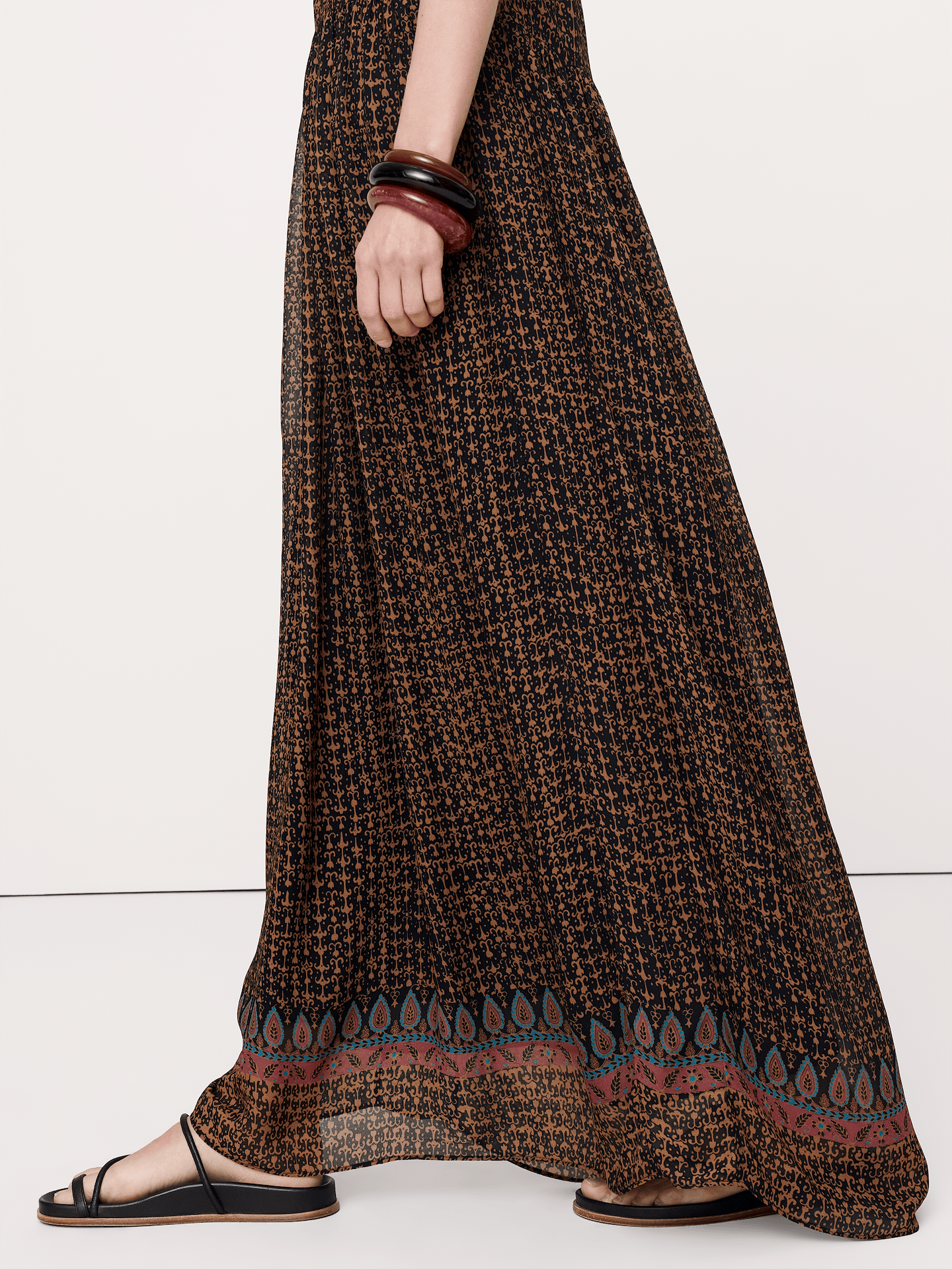 Image number 8 showing, Georgette Strappy Maxi Dress