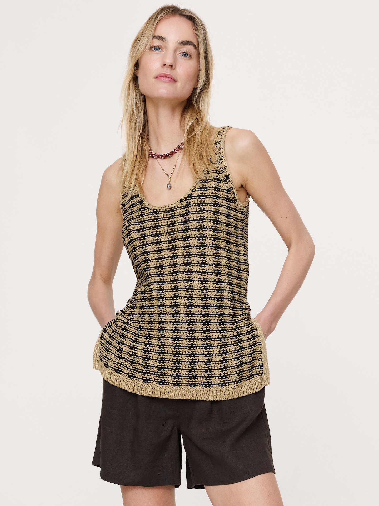 Image number 3 showing, Coastal Cotton Scoop-Neck Sweater Tunic