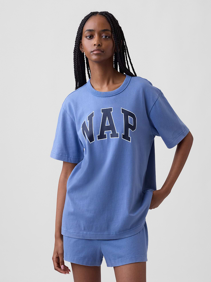 Image number 1 showing, NAP Logo Oversized PJ T-Shirt