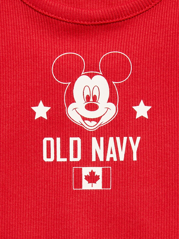 Old Navy x Disney Mickey Mouse Ribbed Tank Top for Girls