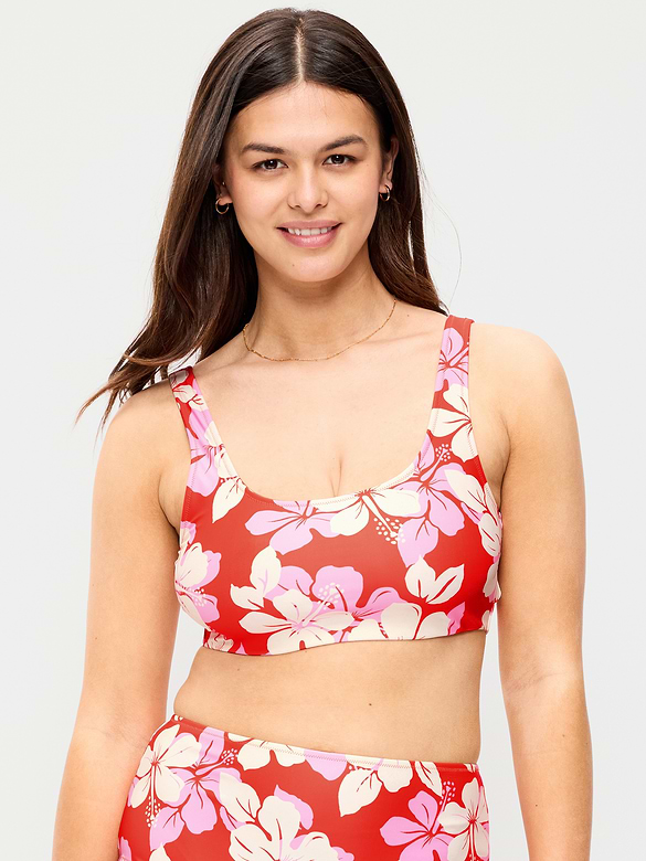 Essential Scoop-Neck Swim Top