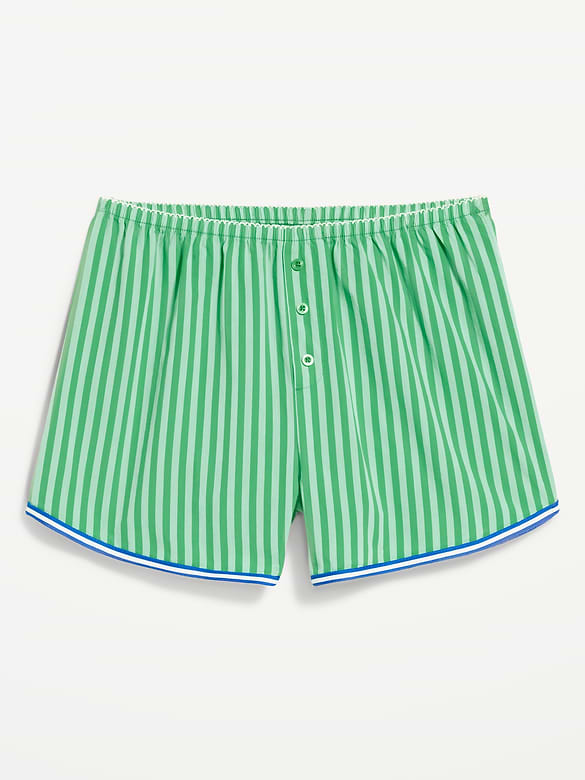Short de pyjama boxeur classique en popeline