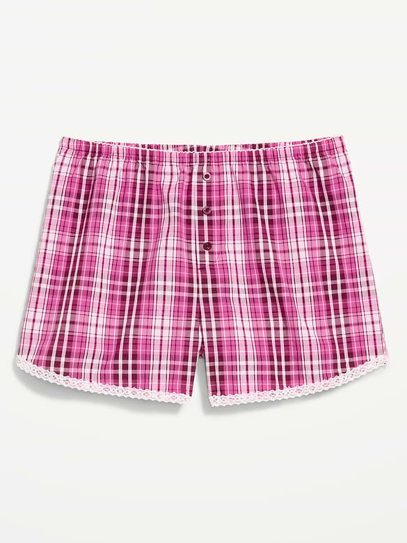 Short de pyjama boxeur classique en popeline