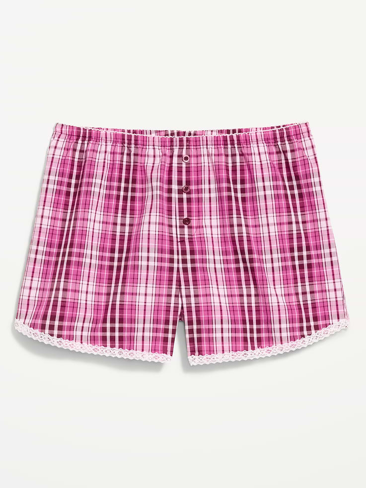 Image number 4 showing, Classic Poplin Boxer Pajama Shorts