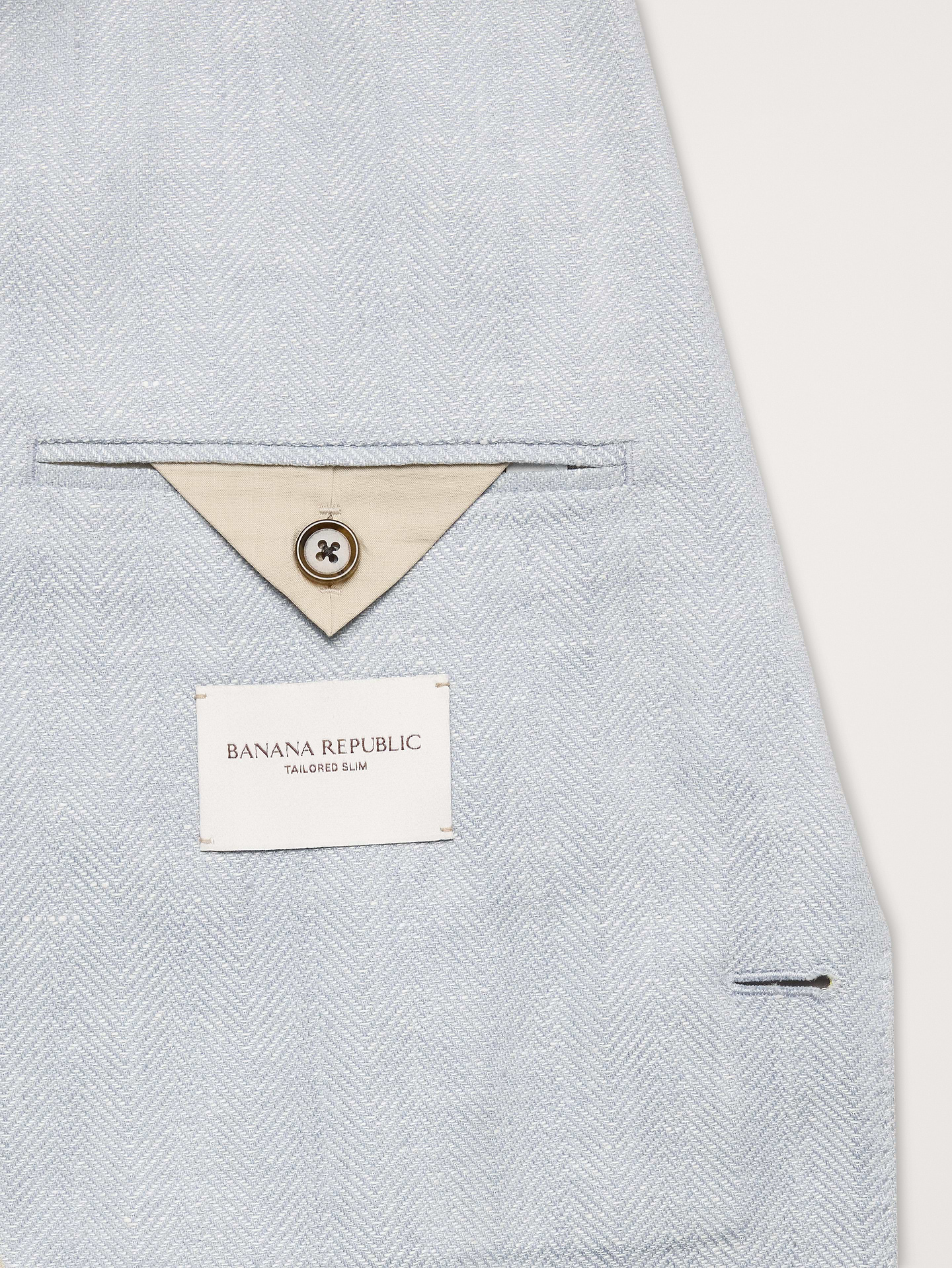 Image number 7 showing, Tailored Slim-Fit Herringbone Linen-Merino Suit Jacket