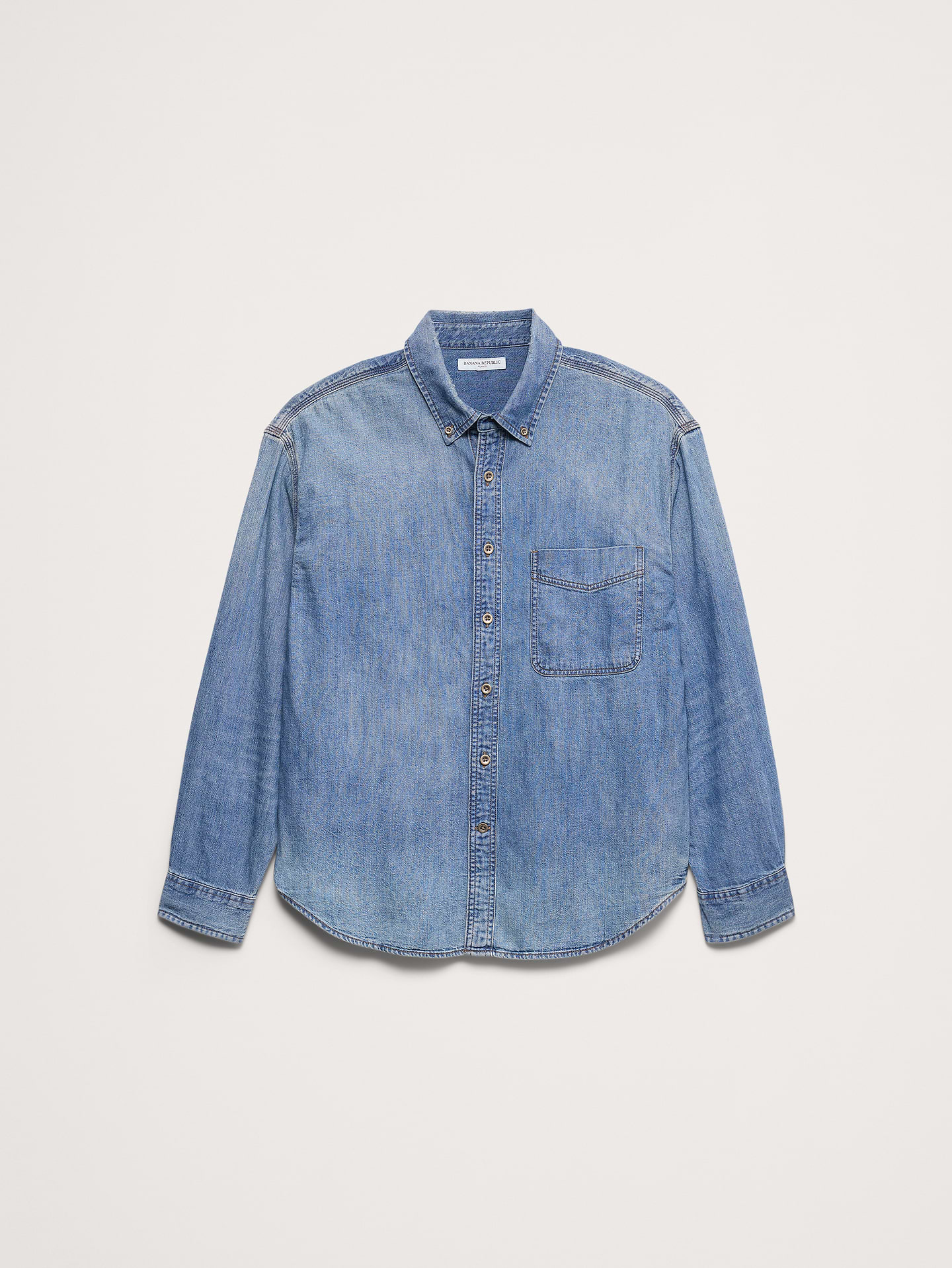 Image number 4 showing, Relaxed-Fit Denim Shirt