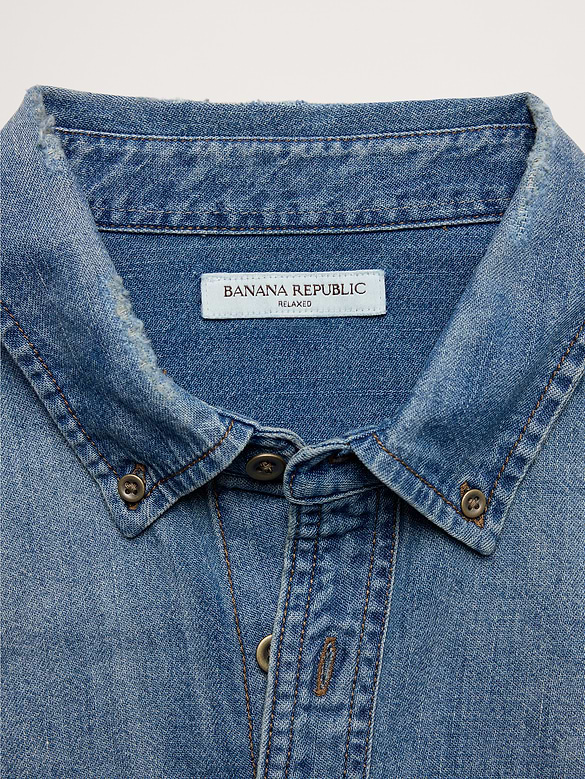 Relaxed-Fit Denim Shirt