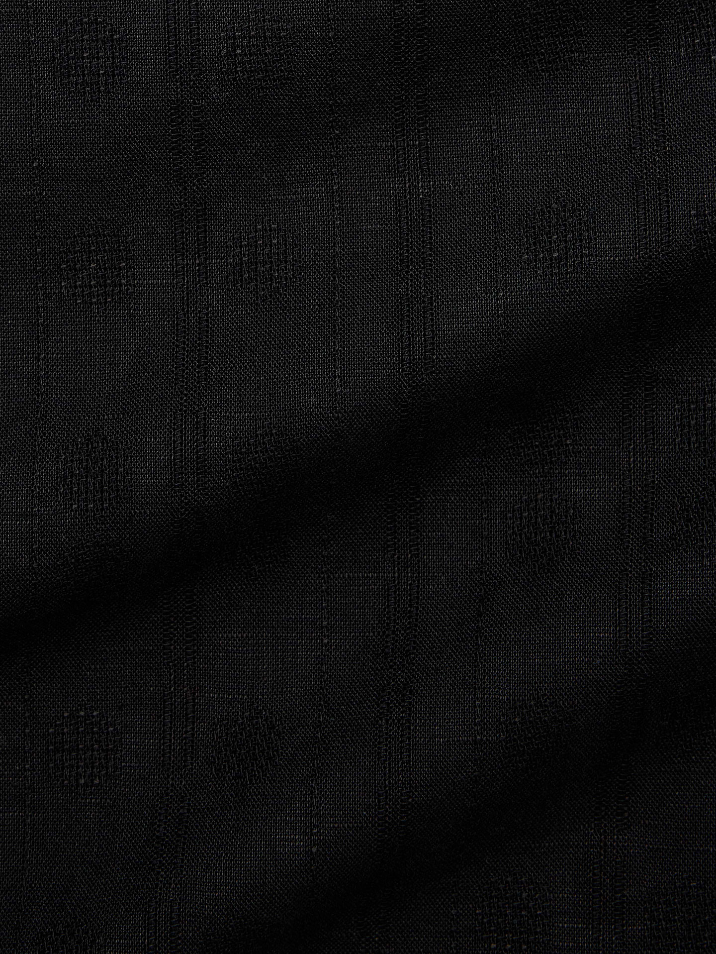 L'image numéro 6 présente Chemise décontractée à col à officier en lin et coton