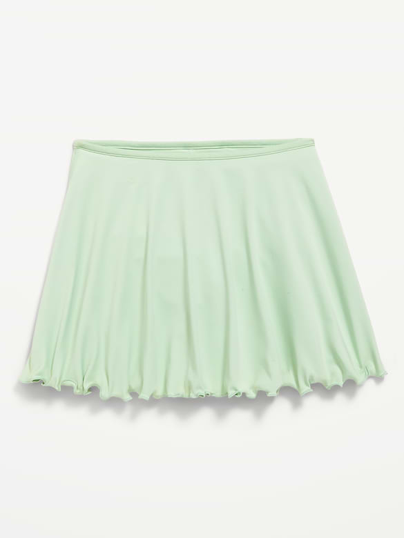 High-Waisted StudioSmooth Ruffled Skort for Girls
