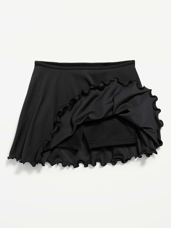 High-Waisted StudioSmooth Ruffled Skort for Girls