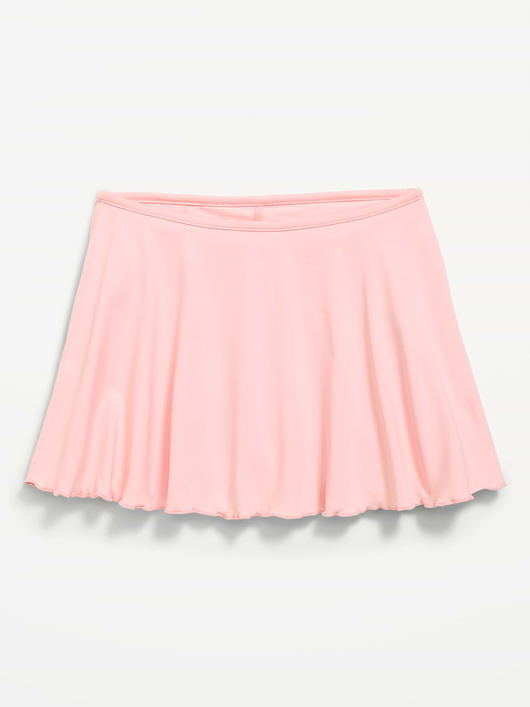 High-Waisted StudioSmooth Ruffled Skort for Girls