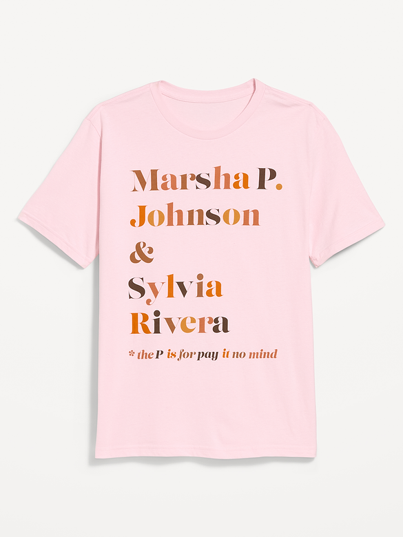 T-shirt Marsha P. Johnson et Sylvia Rivera