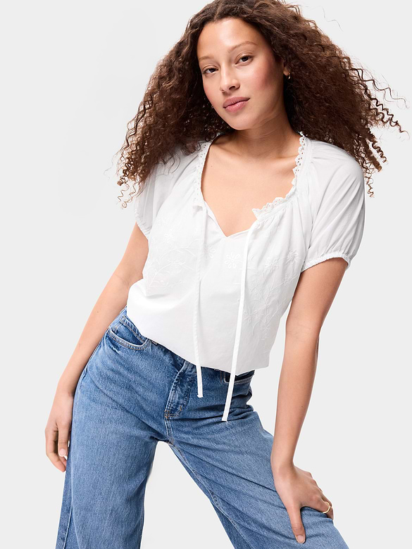 Bubble Hem Top