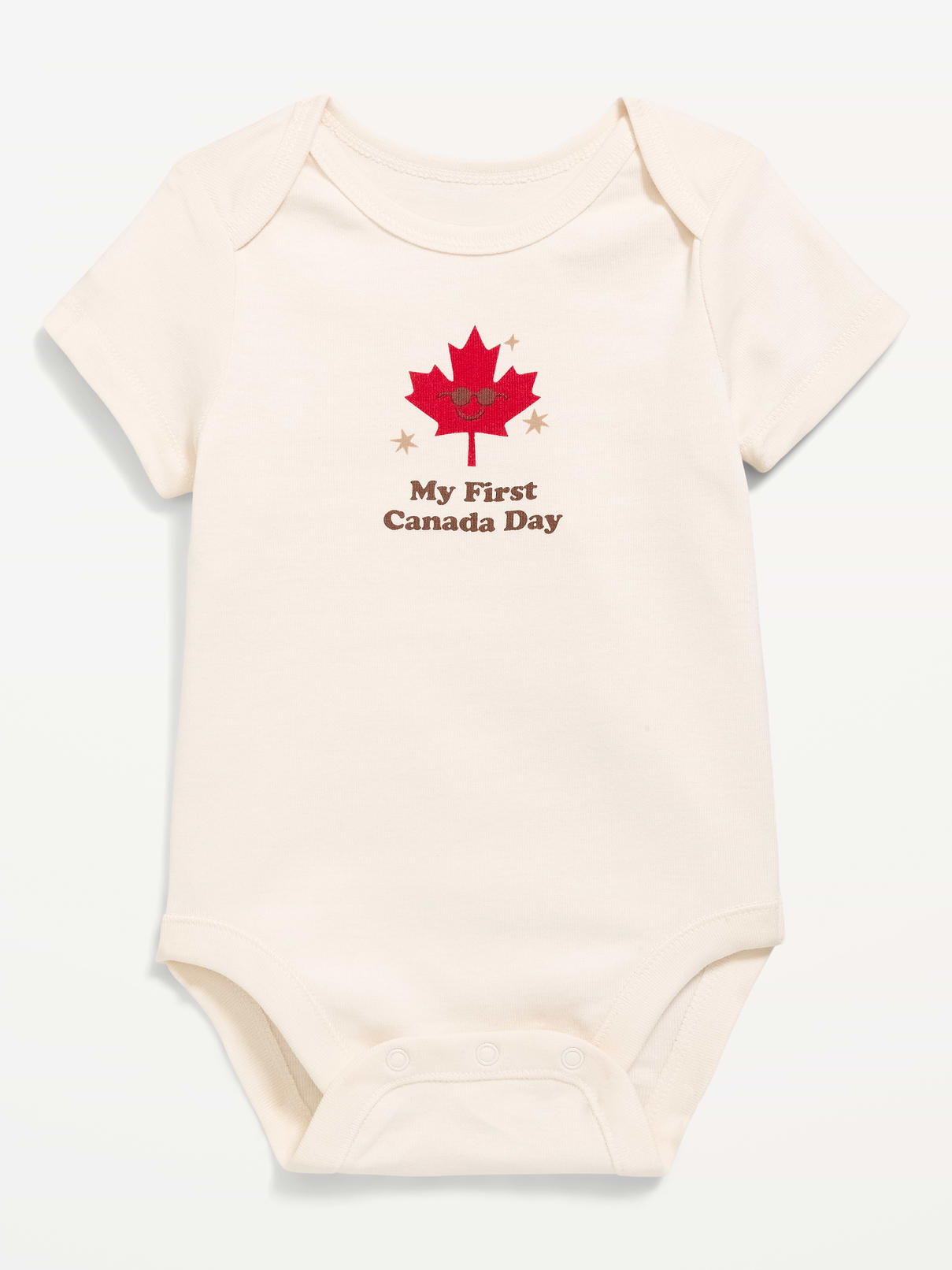 Image number 1 showing, Short-Sleeve Unisex Graphic Bodysuit for Baby