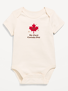 Image number 1 showing, Short-Sleeve Unisex Graphic Bodysuit for Baby