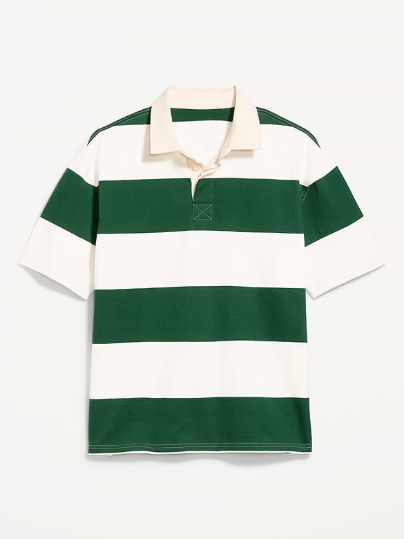 Striped Rugby Polo