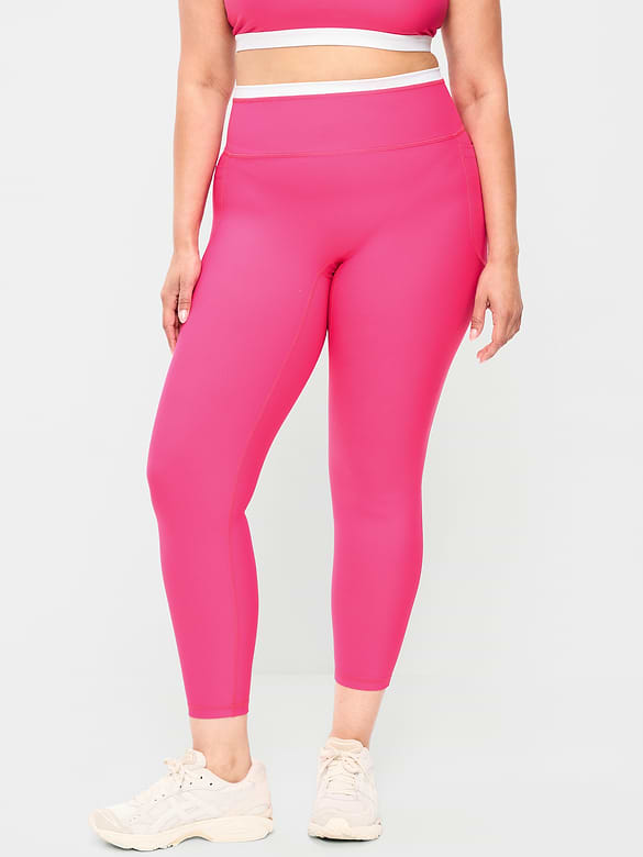 Extra-High Waisted PowerSoft Boundless 7/8 Pocket Leggings – No Front Seam