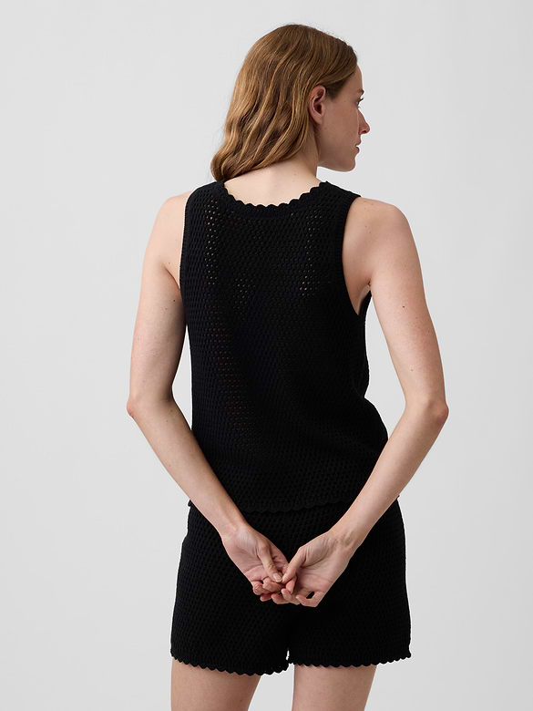 100% Cotton Crochet Tank Top
