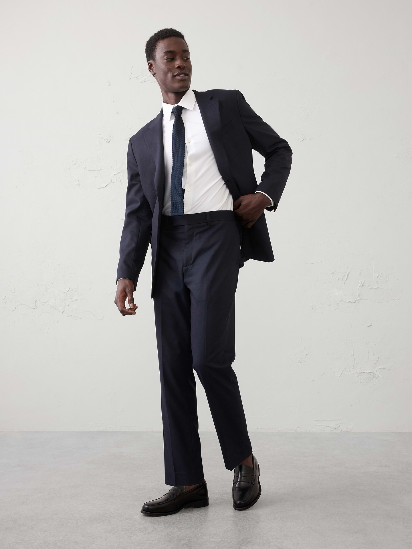 Image number 1 showing, Luxe Hopsack Suit Trouser