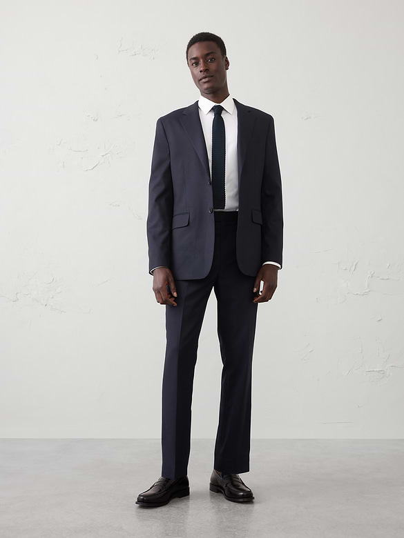 Luxe Hopsack Suit Jacket