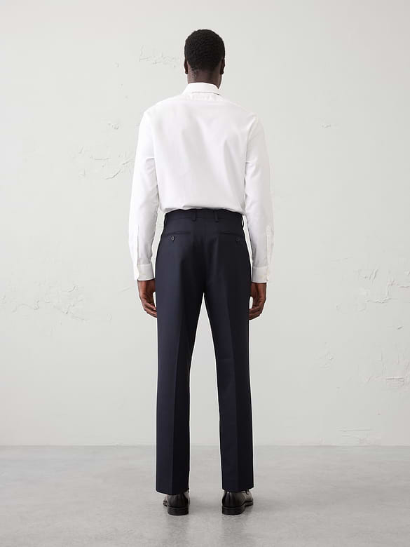 Luxe Hopsack Suit Trouser