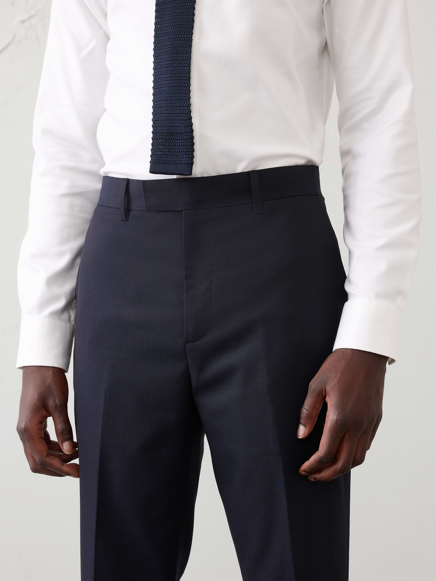 Image number 3 showing, Luxe Hopsack Suit Trouser
