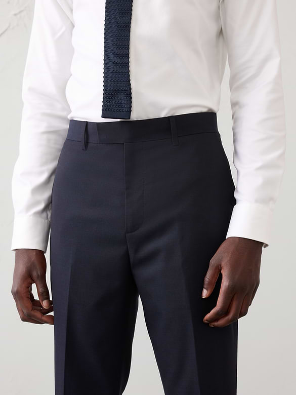 Luxe Hopsack Suit Trouser