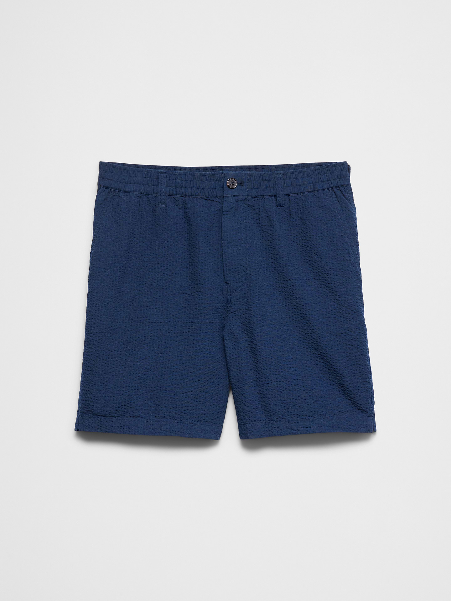 Image number 7 showing, 7" Seersucker Elastic-Waist Short