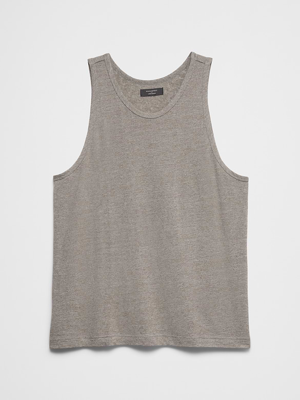 Linen-Blend Tank