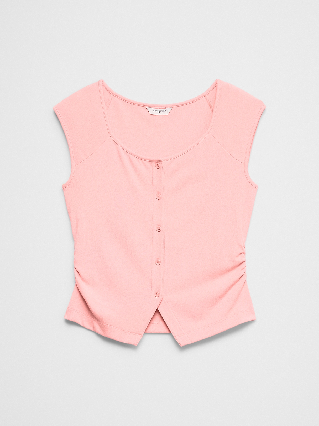 Soft Knit Buttoned Top | Banana Republic Factory