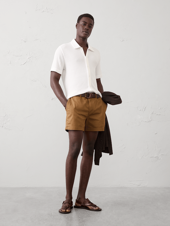 Slim-Fit 5" Summerweight Chino Short