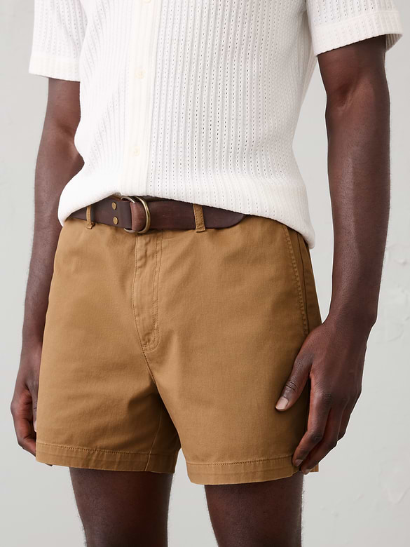 Slim-Fit 5" Summerweight Chino Short