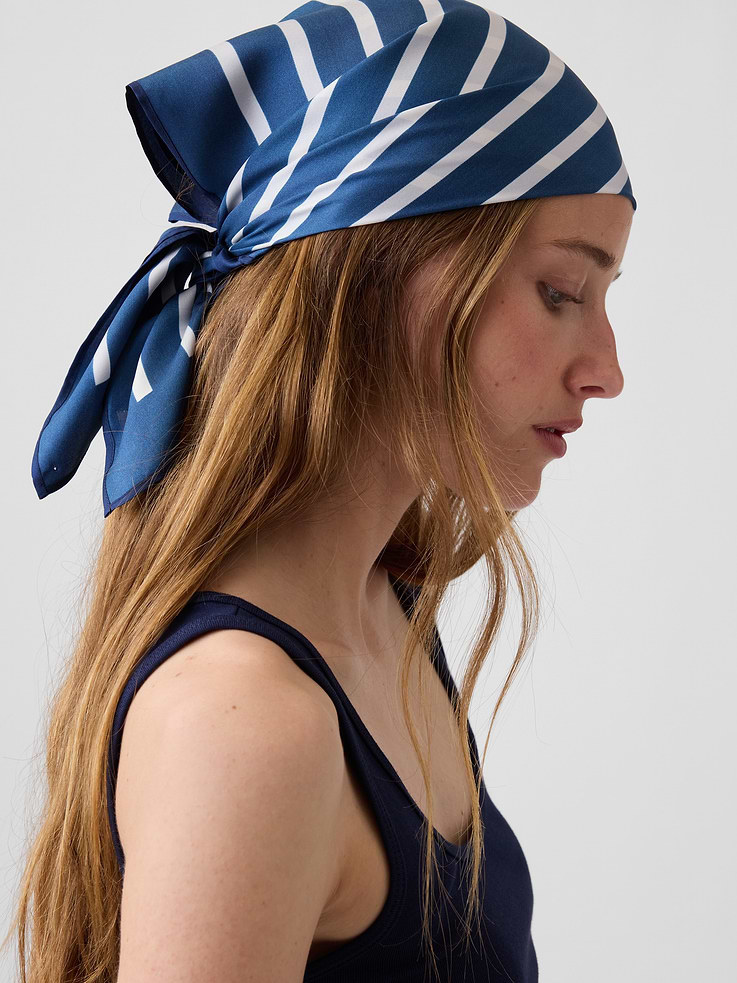 Image 2 of 5, 100% Silk Bandana