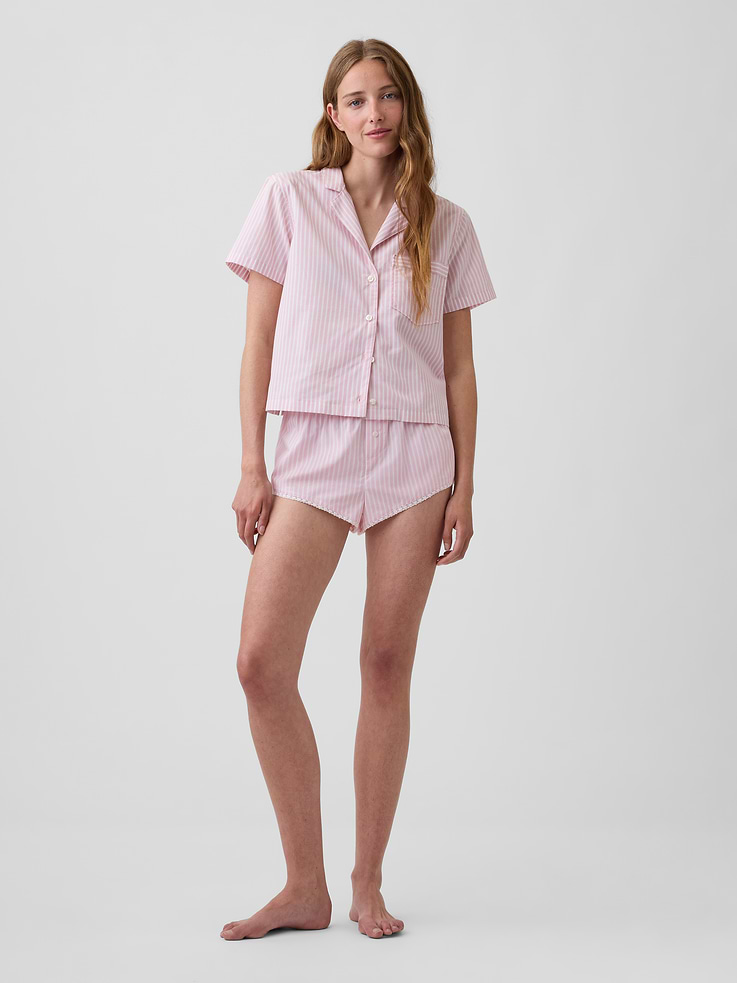 L'image numéro 1 présente Culotte de pyjama bouffante en popeline