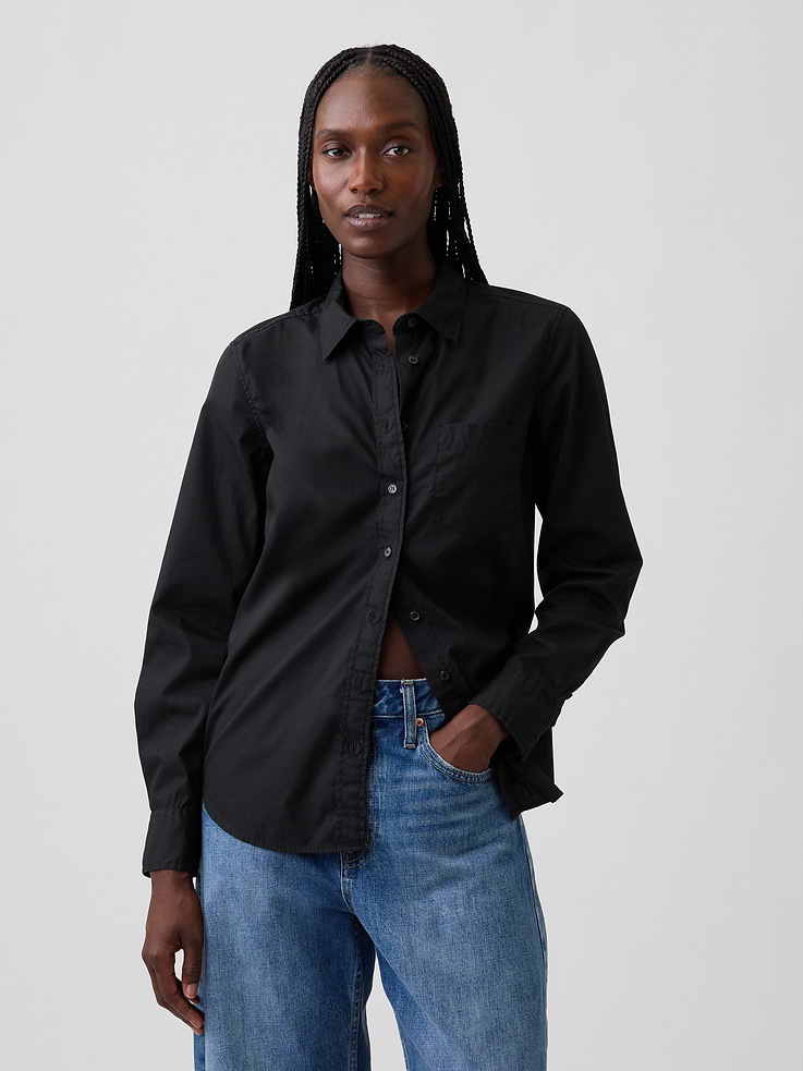 Image number 1 showing, Organic Cotton Poplin Classic Shirt