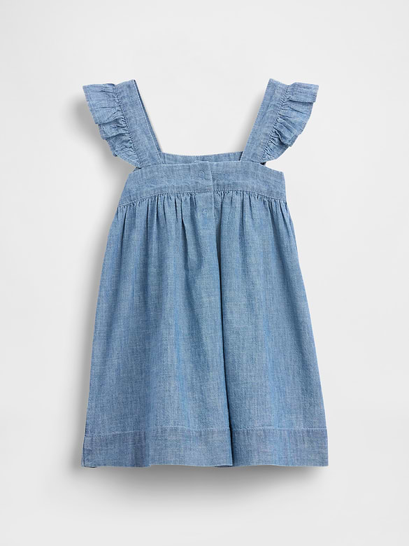 Baby & Toddler Embroidered Denim Dress