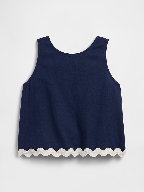 Kids Linen-Blend Tank Top