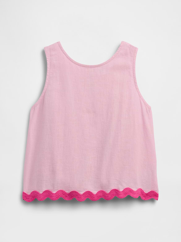 Kids Linen-Blend Tank Top