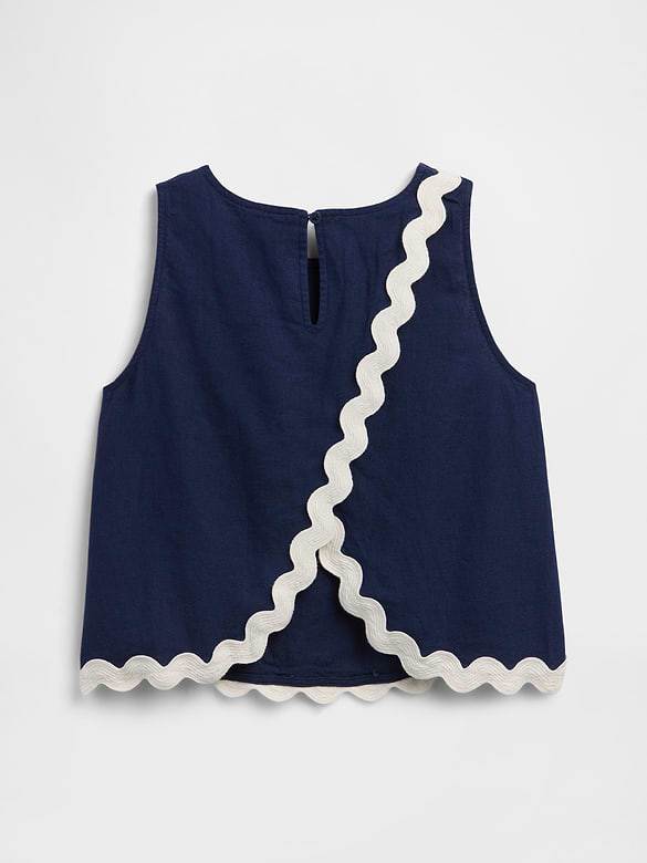 Kids Linen-Blend Tank Top