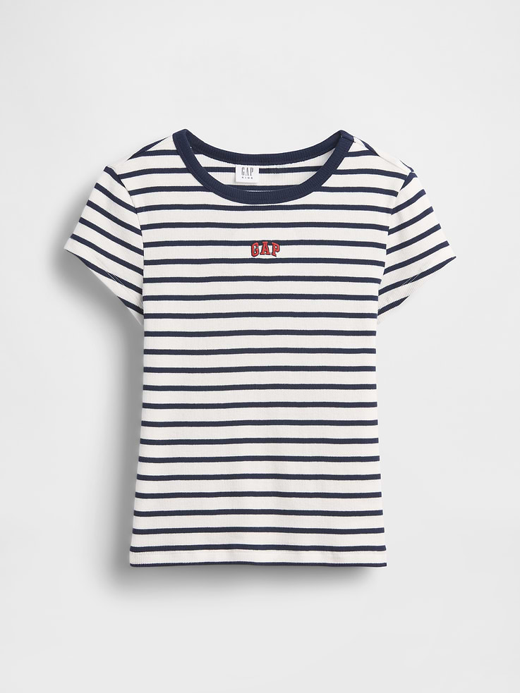 Image number 2 showing, Kids Embroidered Rib T-Shirt