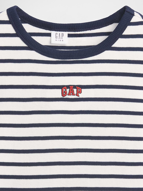 Kids Embroidered Rib T-Shirt