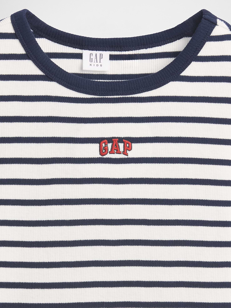Image number 4 showing, Kids Embroidered Rib T-Shirt
