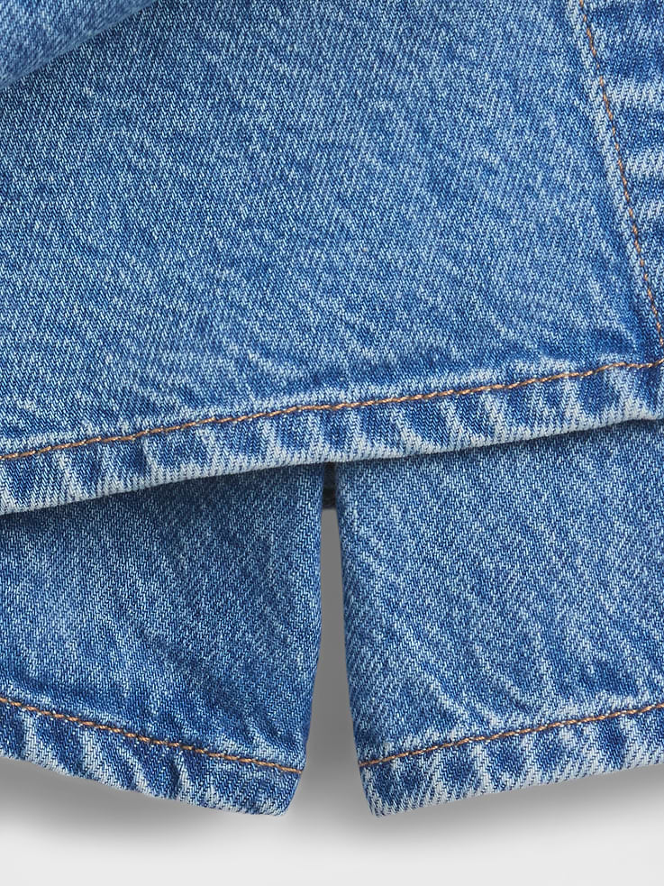Image number 4 showing, Kids Denim Wrap Skort