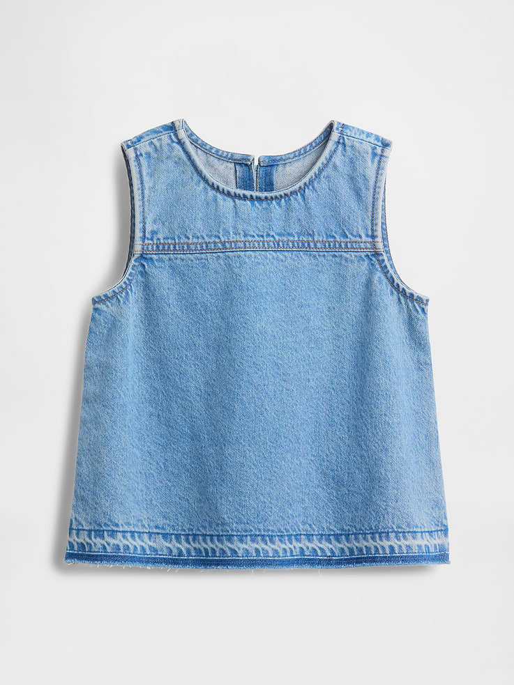 Image number 2 showing, Kids Denim Shell Tank Top