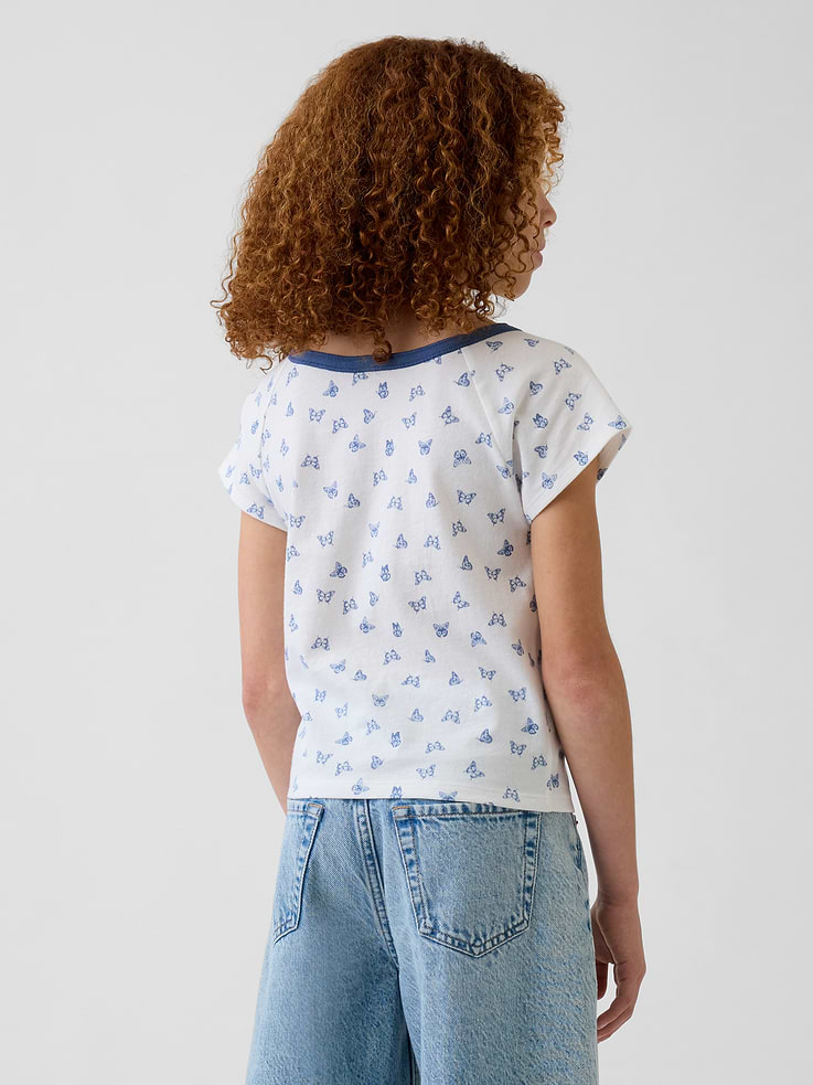 Image number 3 showing, Kids Raglan Henley T-Shirt