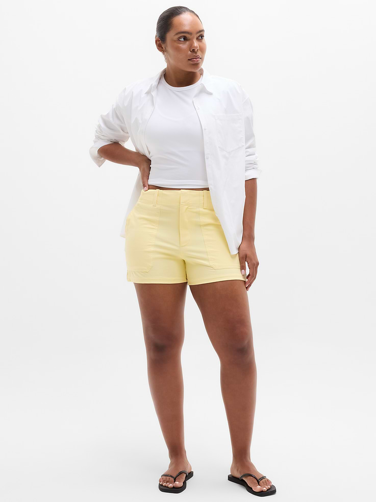 Image number 1 showing, Skyline High Rise Tailored 4" Short