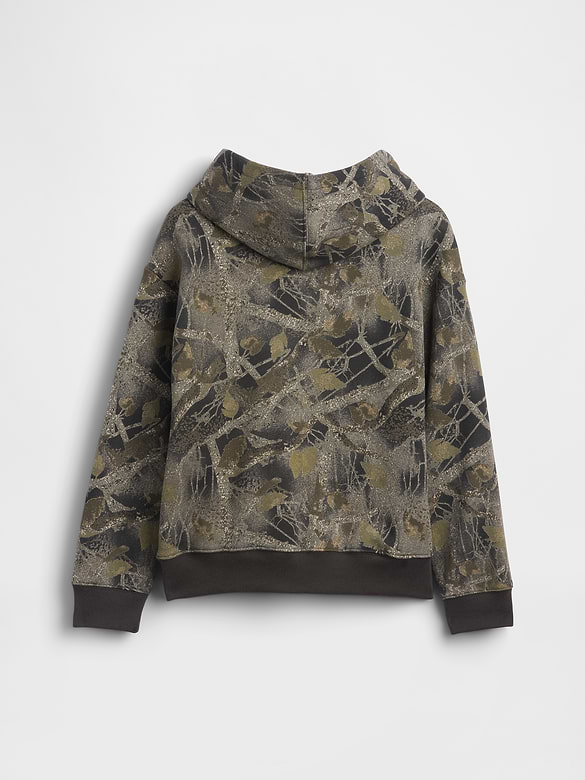 Kids Relaxed Gap Logo Camo Hoodie