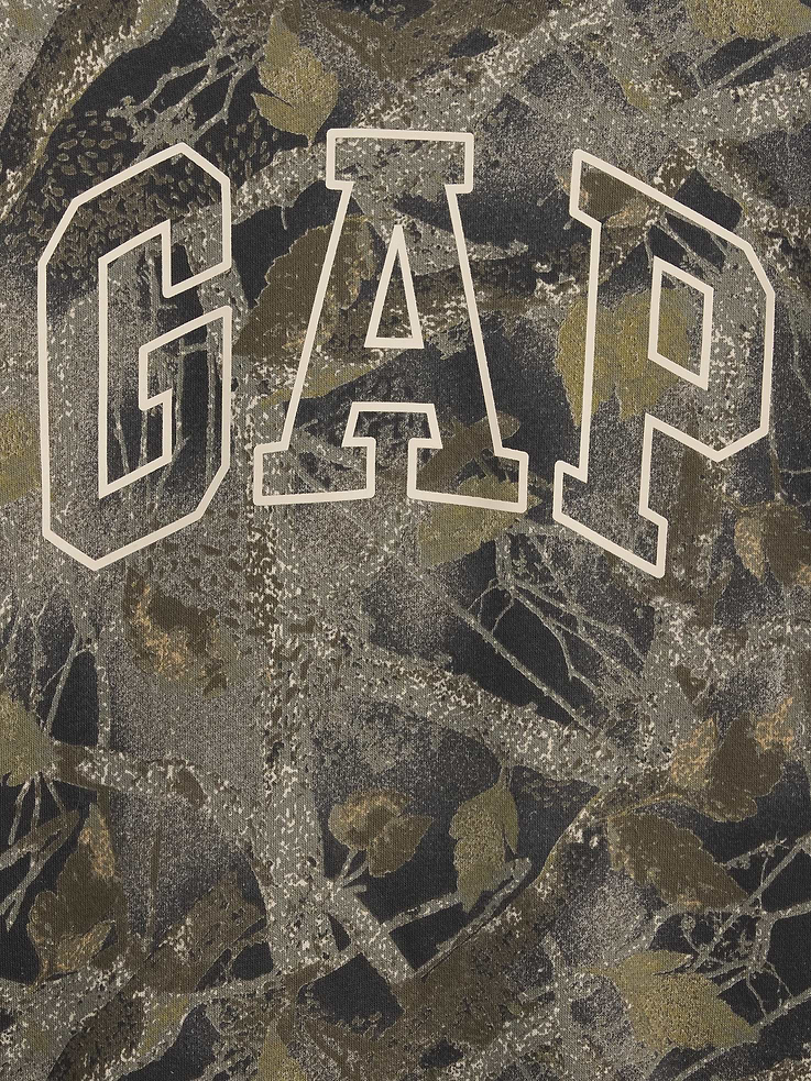 Image number 3 showing, Kids Relaxed Gap Logo Camo Hoodie