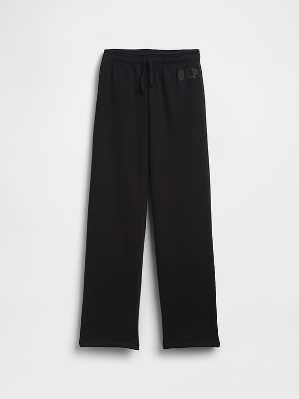 Kids Relaxed Gap Logo Straight-Leg Sweatpants